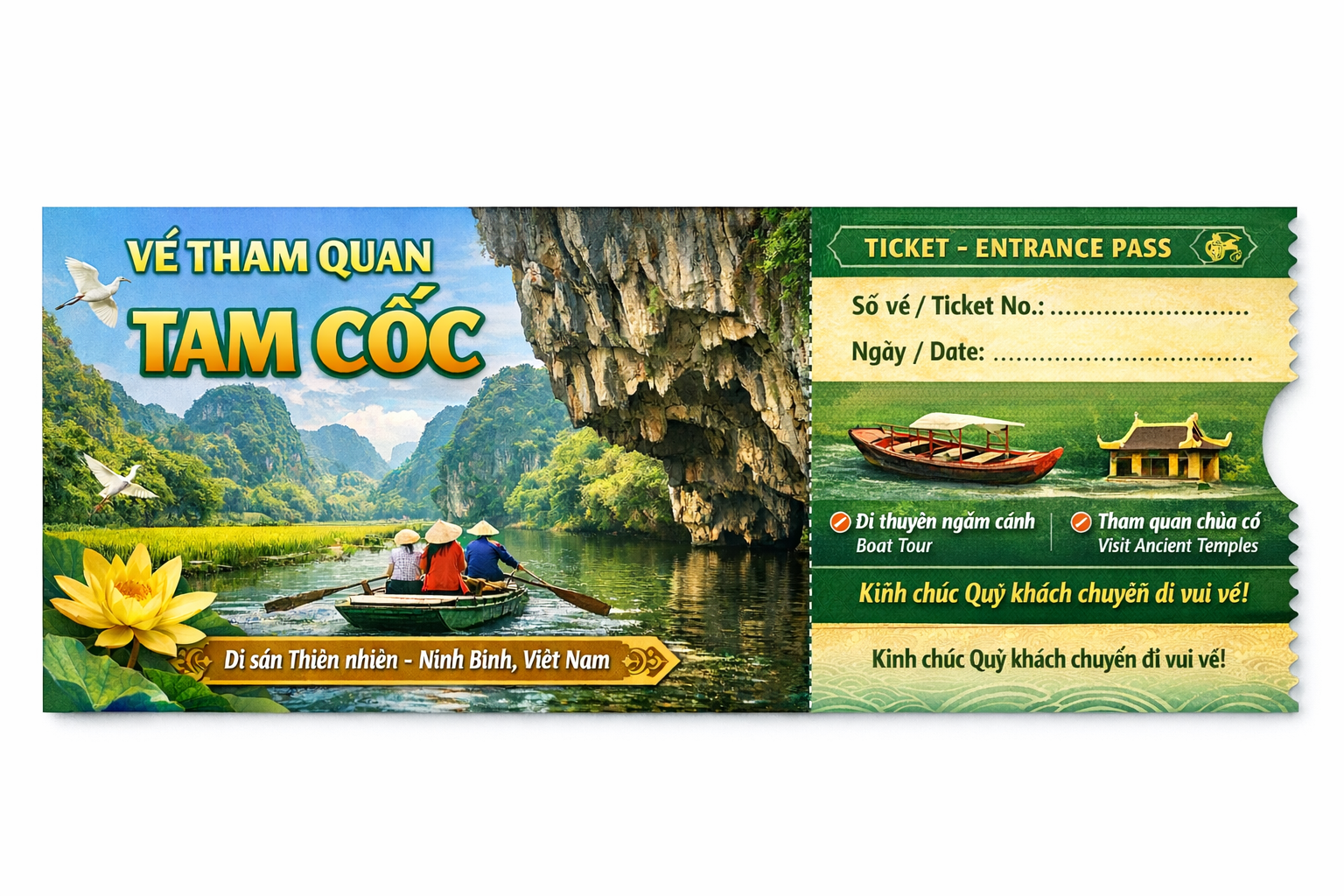 Vé Tam Cốc Bích Động